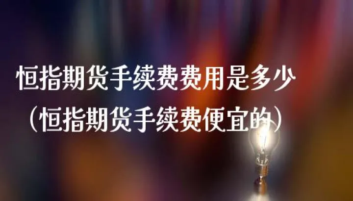 期货手续费哪一个地方便宜(期货手续费哪家最便宜)_https://www.hougads.com_恒指期货_第1张