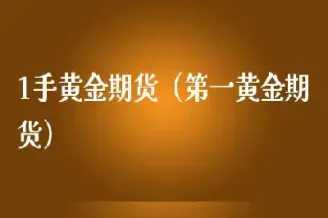 黄金期货交易一手多少克(黄金期货交易一手多少克合适)_https://www.hougads.com_恒指期货_第1张