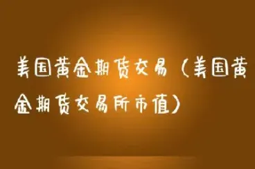 大有期货可以做美黄金吗(大有期货上市进展)_https://www.hougads.com_恒指期货_第1张