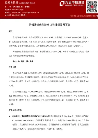 沪铅期货实时行情今日(沪铅2412期货实时行情走势图)_https://www.hougads.com_恒指学院_第1张