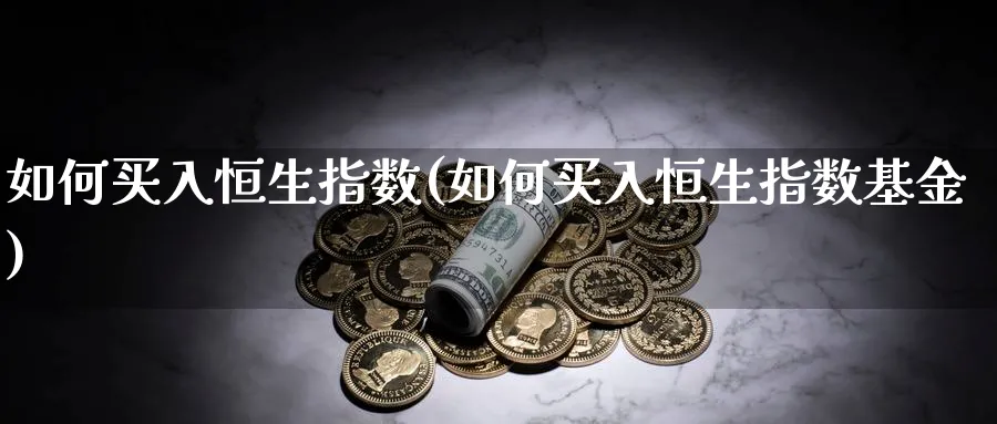 如何买入恒生指数(如何买入恒生指数基金)_https://www.hougads.com_恒指学院_第1张