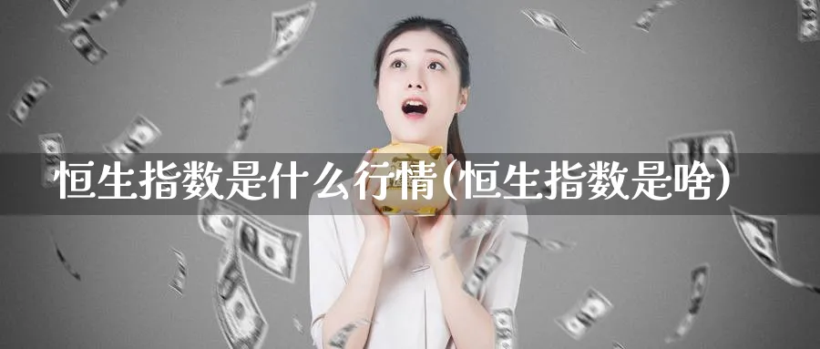 恒生指数是什么行情(恒生指数是啥)_https://www.hougads.com_恒指学院_第1张
