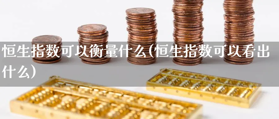 恒生指数可以衡量什么(恒生指数可以看出什么)_https://www.hougads.com_恒指期货_第1张