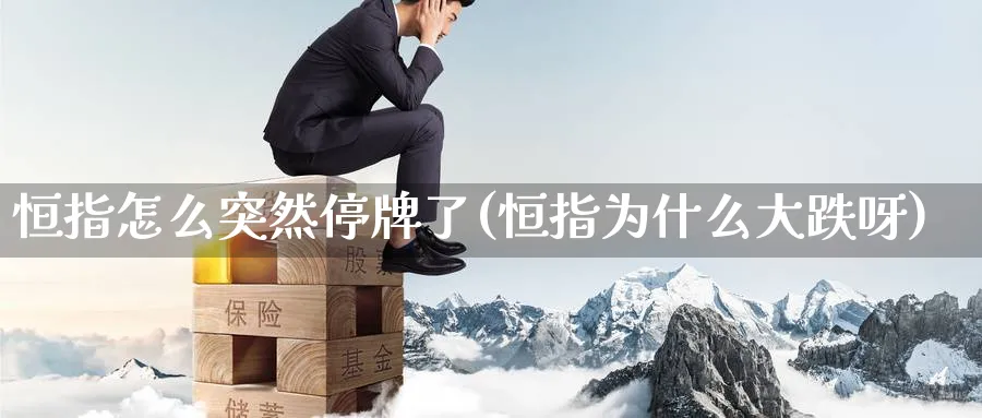 恒指怎么突然停牌了(恒指为什么大跌呀)_https://www.hougads.com_恒指学院_第1张